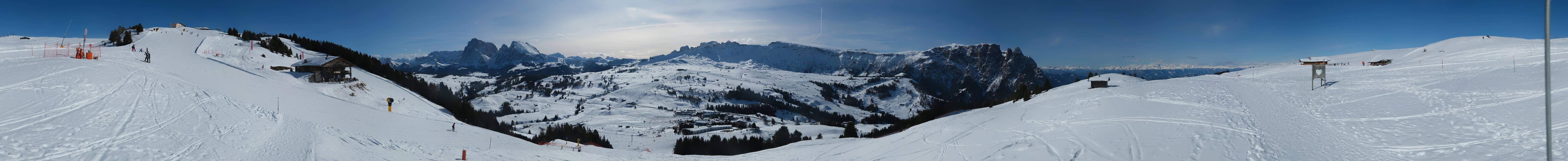 Archived image Webcam Seiser Alm