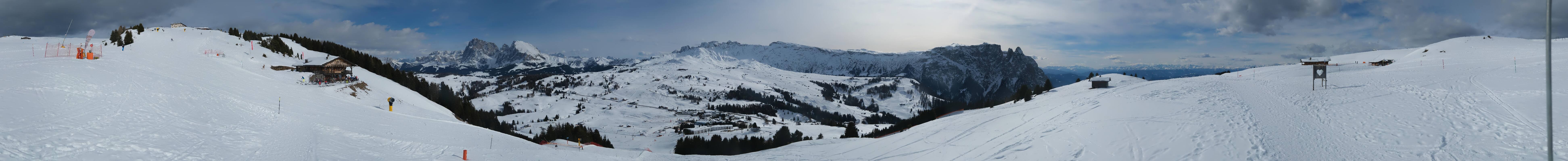 Archived image Webcam Seiser Alm