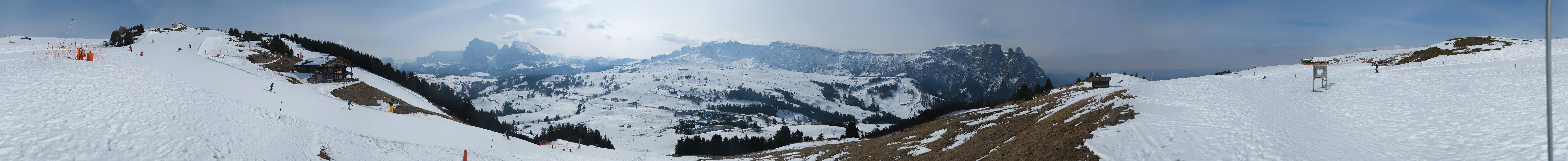 Archived image Webcam Seiser Alm