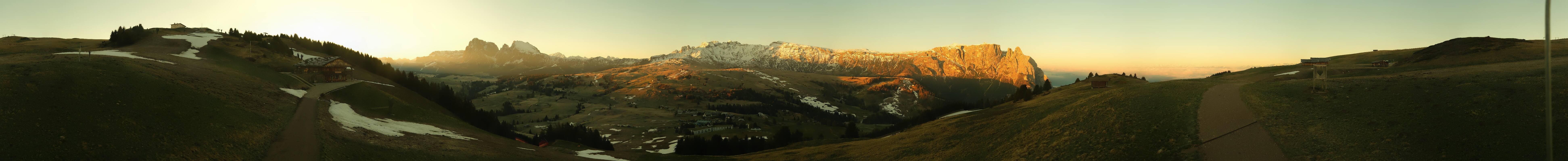 Archived image Webcam Seiser Alm