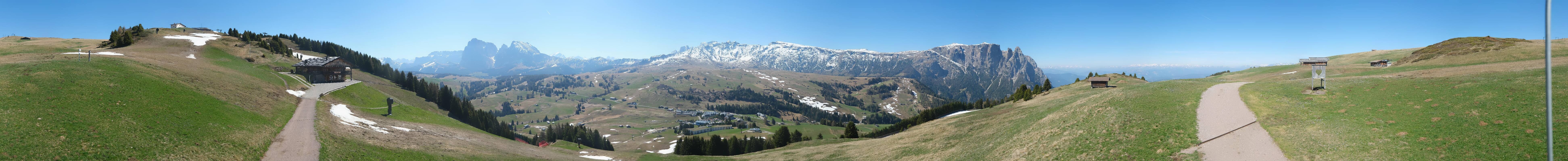 Archived image Webcam Seiser Alm