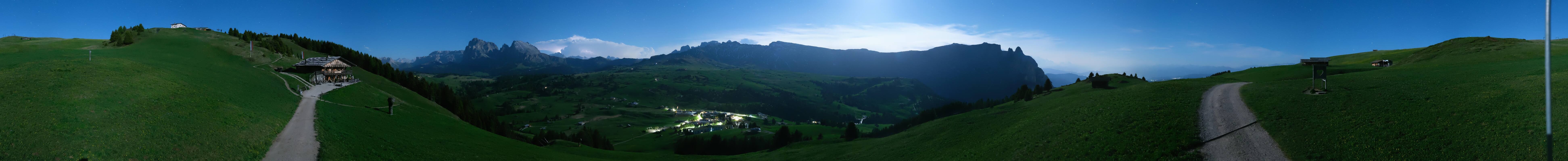 Archived image Webcam Seiser Alm