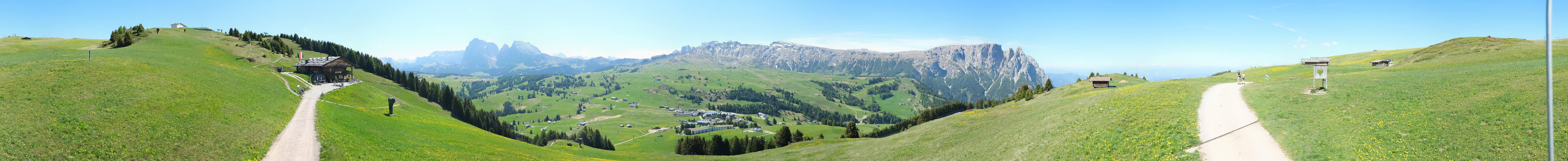Archived image Webcam Seiser Alm