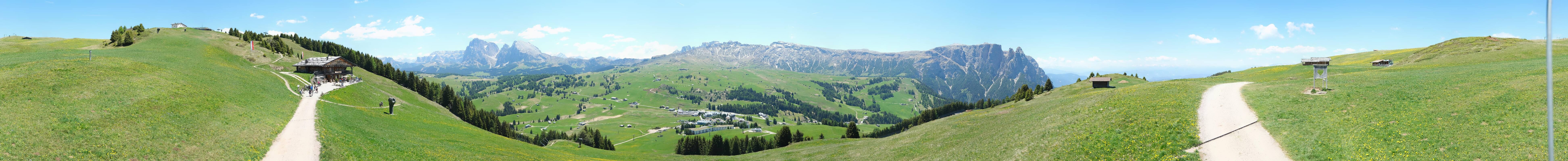 Archived image Webcam Seiser Alm