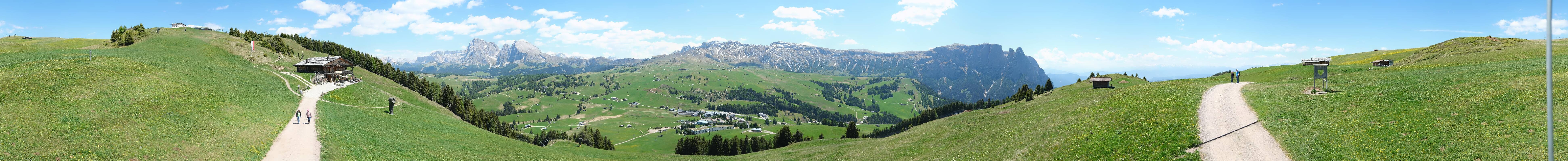 Archived image Webcam Seiser Alm