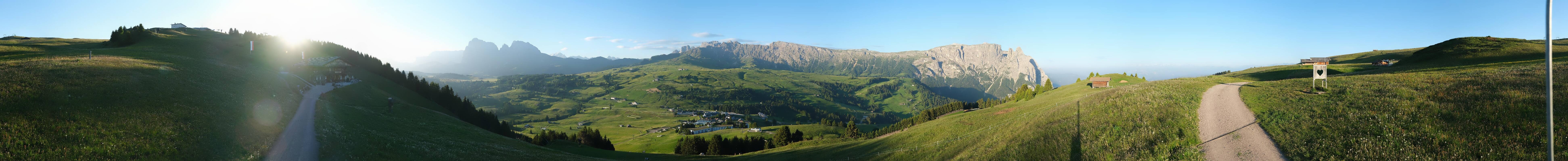 Archived image Webcam Seiser Alm
