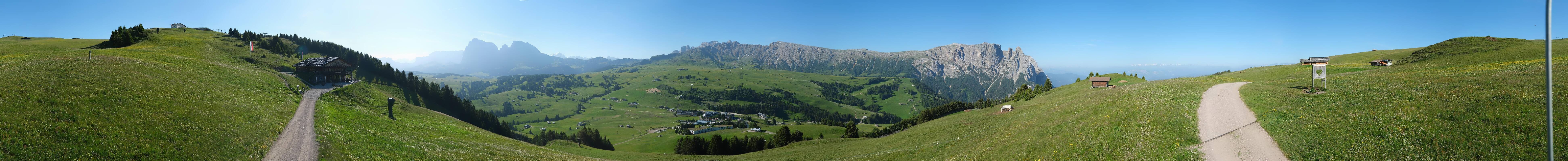 Archived image Webcam Seiser Alm