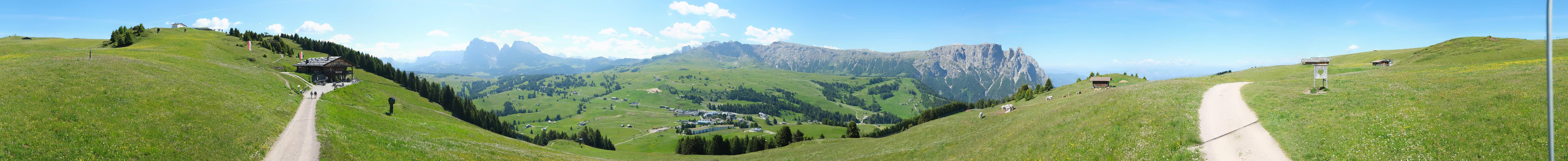 Archived image Webcam Seiser Alm