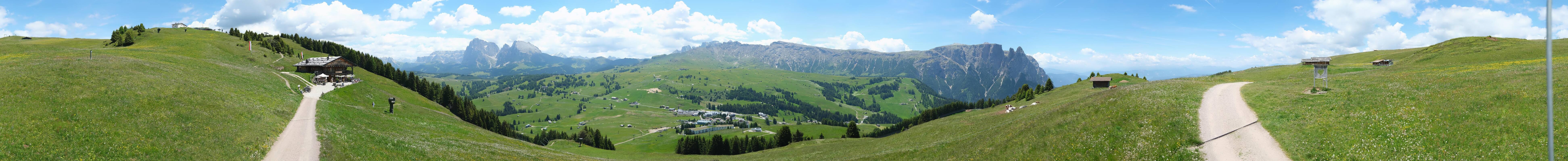 Archived image Webcam Seiser Alm