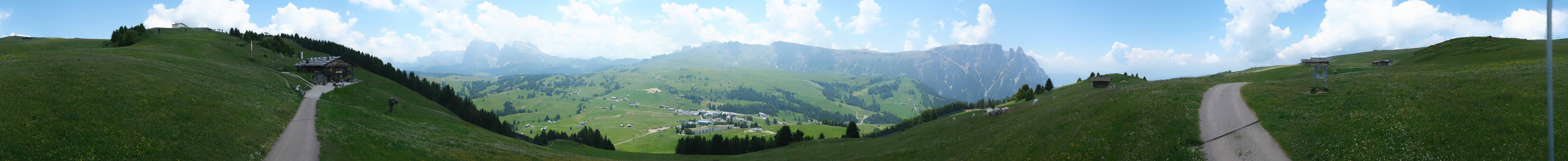 Archived image Webcam Seiser Alm