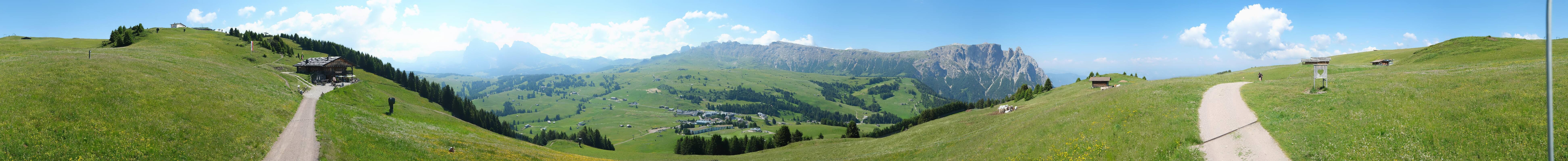 Archived image Webcam Seiser Alm