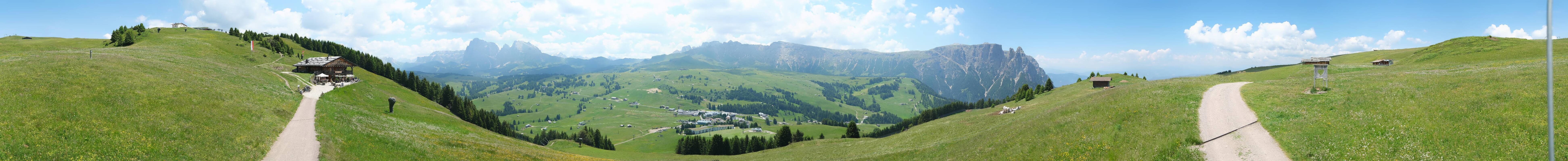 Archived image Webcam Seiser Alm