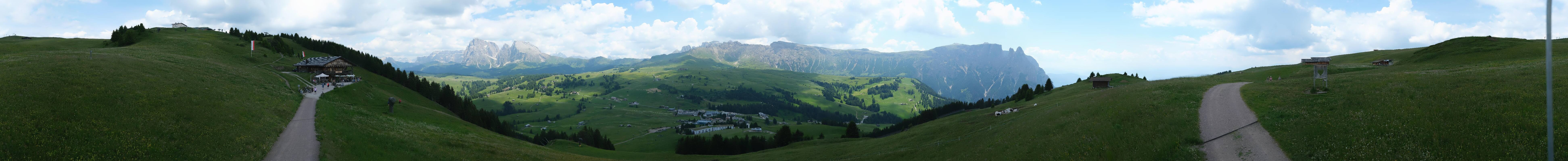 Archived image Webcam Seiser Alm