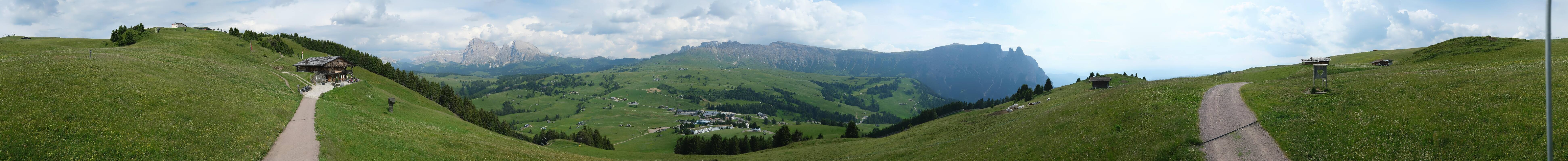 Archived image Webcam Seiser Alm