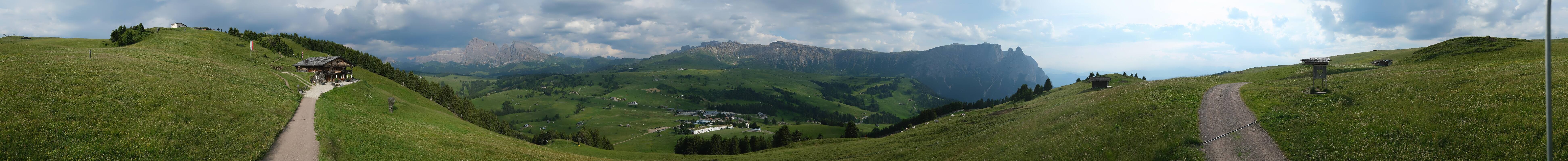 Archived image Webcam Seiser Alm