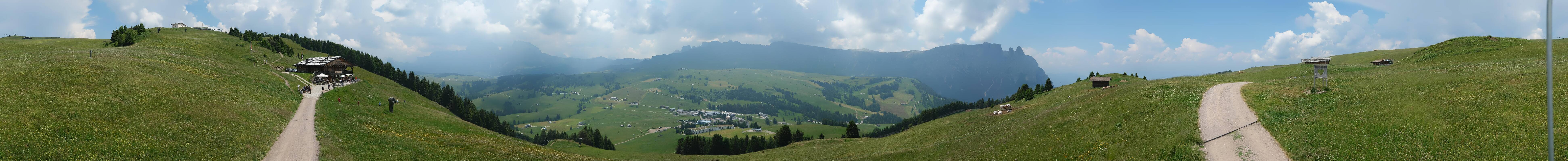 Archived image Webcam Seiser Alm