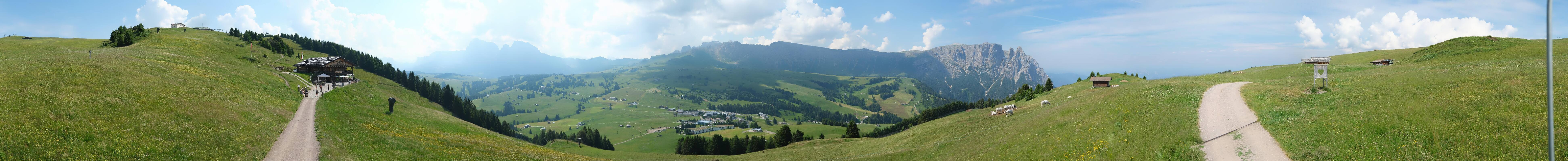 Archived image Webcam Seiser Alm