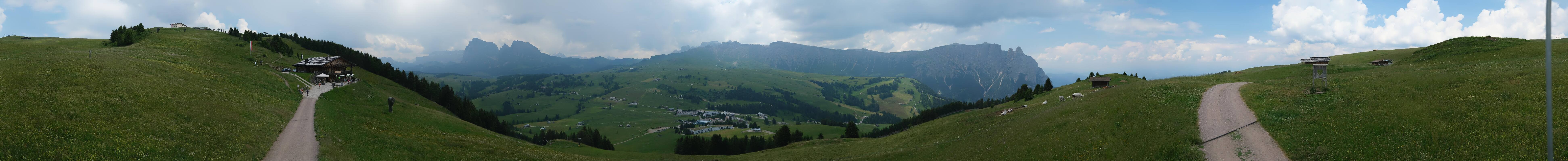 Archived image Webcam Seiser Alm