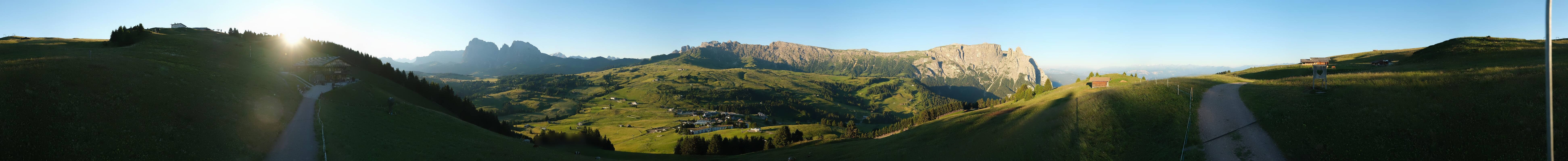 Archived image Webcam Seiser Alm