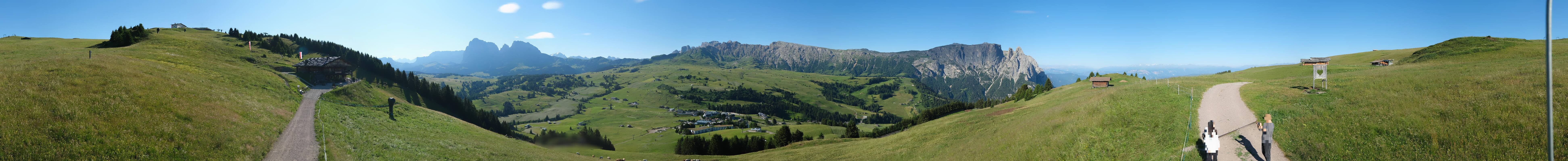 Archived image Webcam Seiser Alm