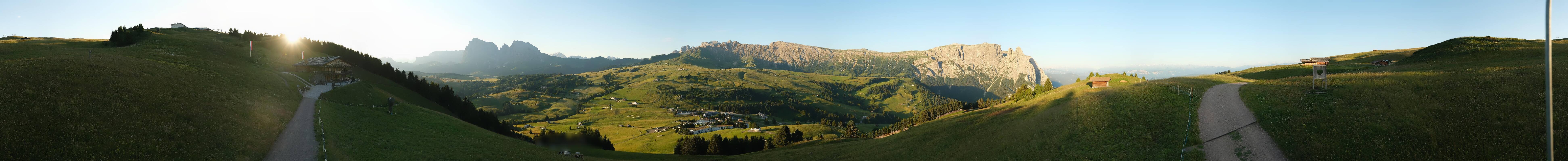 Archived image Webcam Seiser Alm