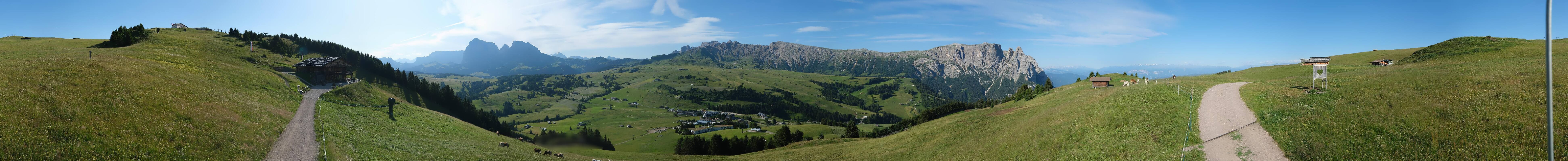 Archived image Webcam Seiser Alm