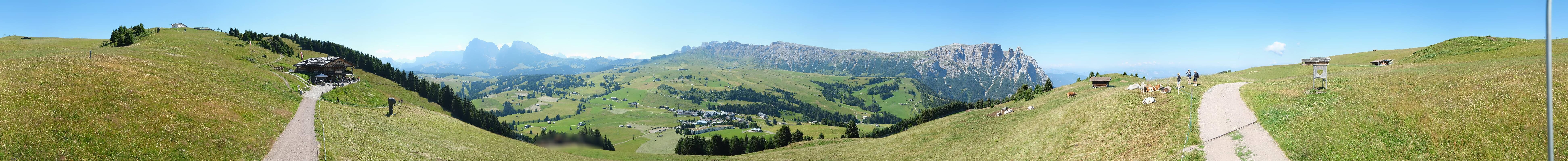 Archived image Webcam Seiser Alm