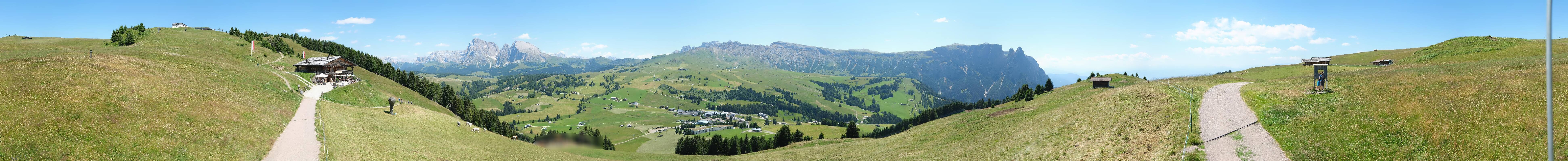Archived image Webcam Seiser Alm
