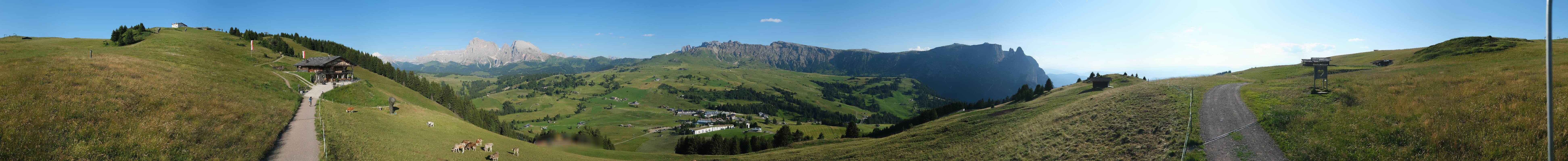 Archived image Webcam Seiser Alm