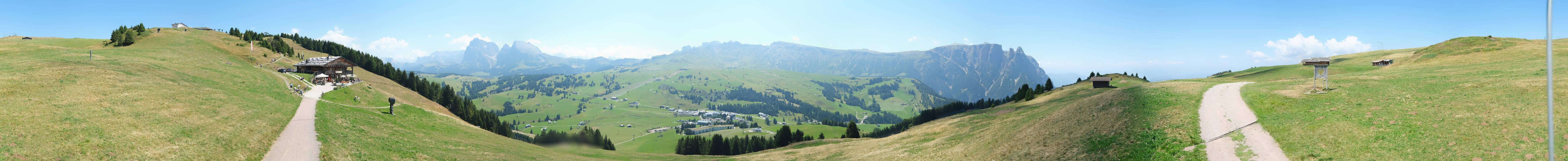 Archived image Webcam Seiser Alm