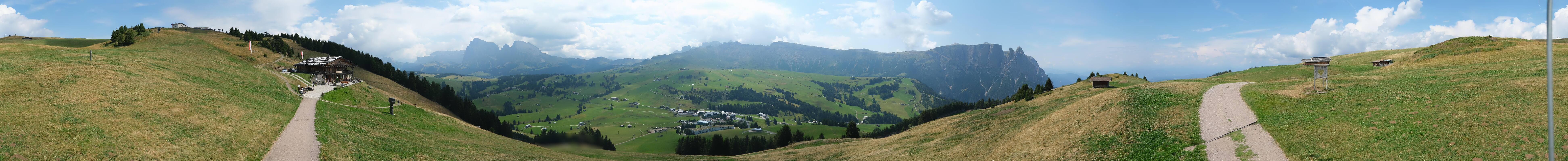 Archived image Webcam Seiser Alm