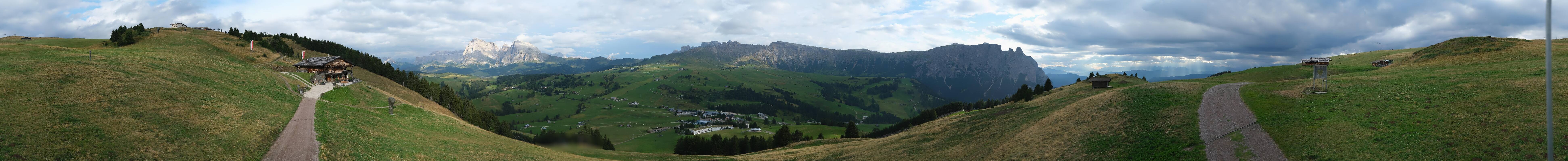 Archived image Webcam Seiser Alm