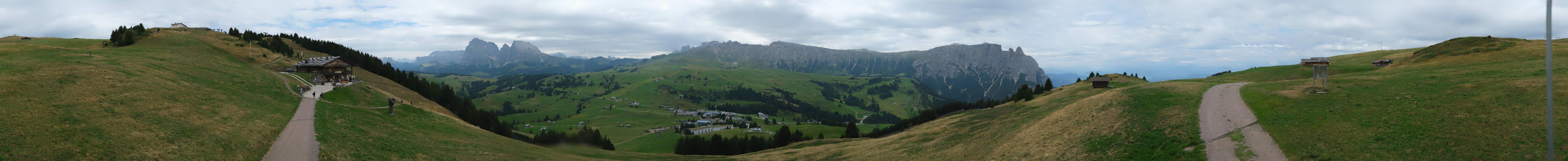 Archived image Webcam Seiser Alm