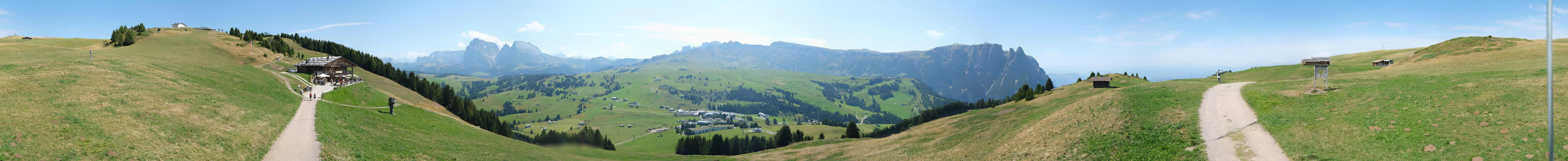 Archived image Webcam Seiser Alm