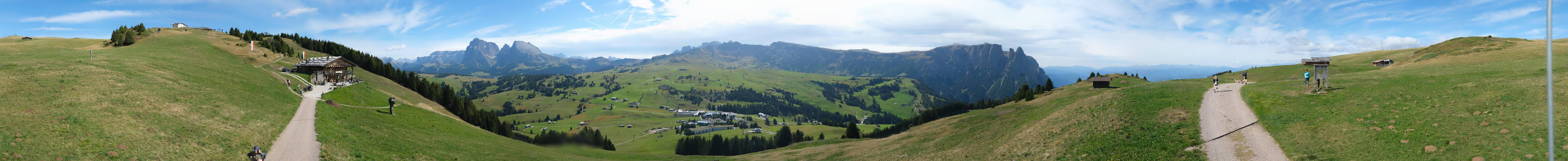 Archived image Webcam Seiser Alm