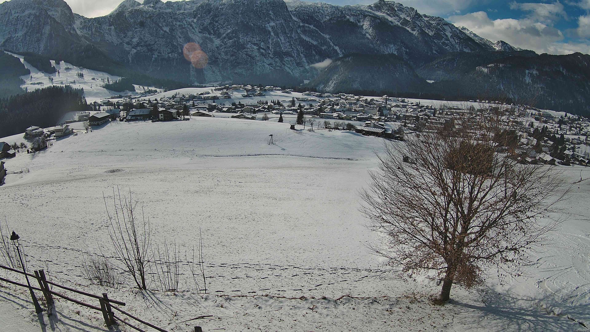 Archiv Foto Webcam Abtenau: Ausblick vom Gasthaus zur Sonnleitn