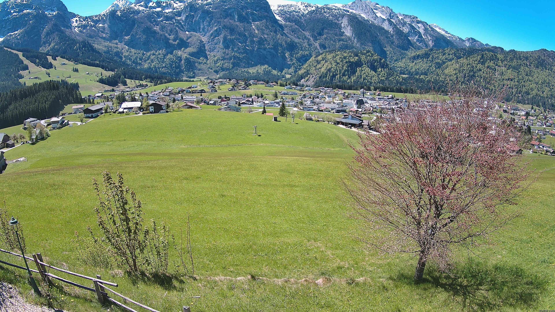 Archiv Foto Webcam Abtenau: Ausblick vom Gasthaus zur Sonnleitn