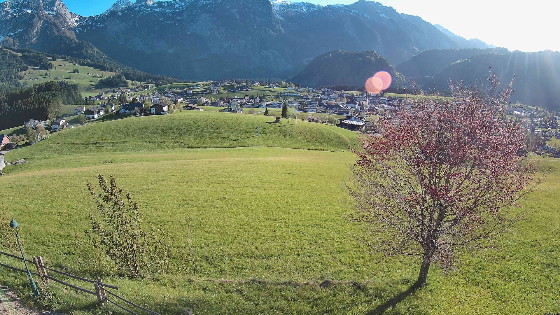 Archiv Foto Webcam Abtenau: Ausblick vom Gasthaus zur Sonnleitn