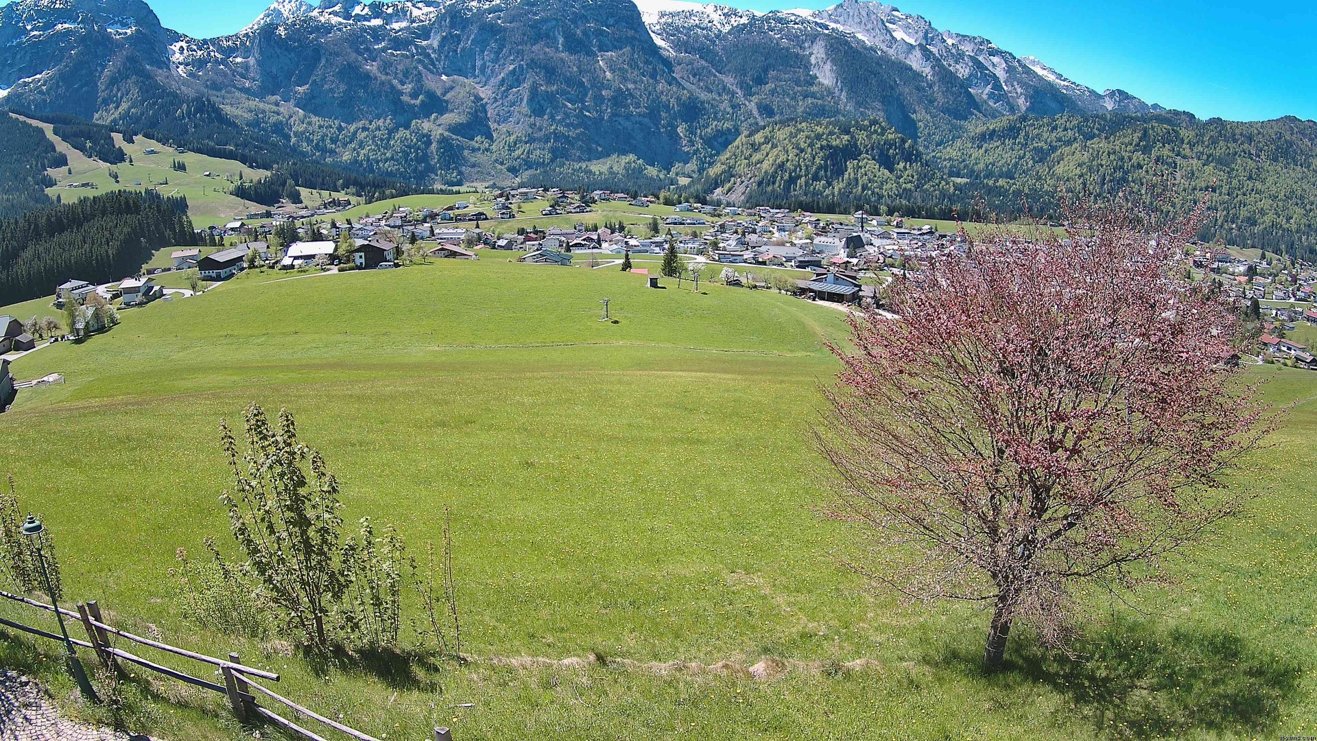 Archiv Foto Webcam Abtenau: Ausblick vom Gasthaus zur Sonnleitn