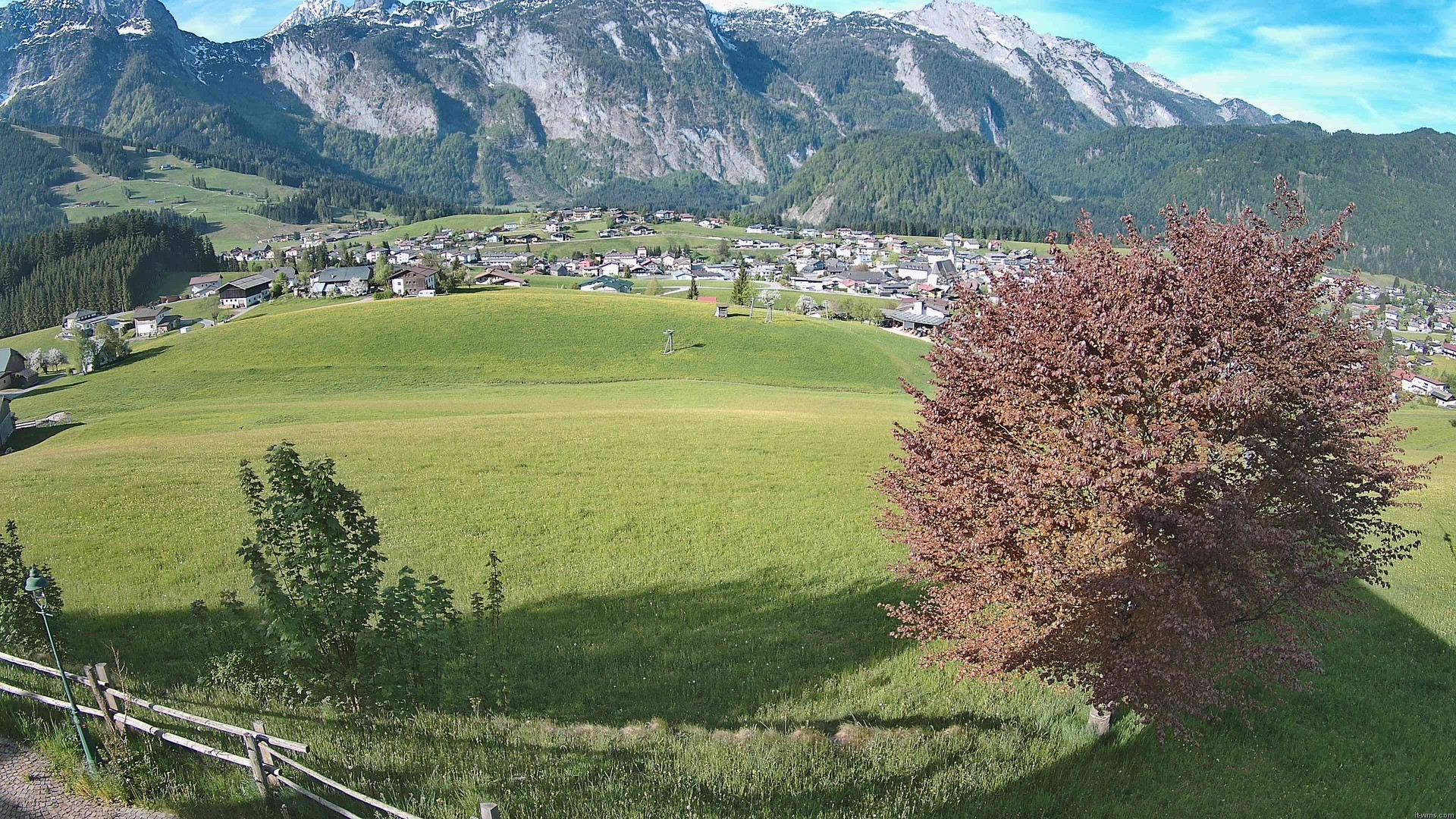 Archiv Foto Webcam Abtenau: Ausblick vom Gasthaus zur Sonnleitn