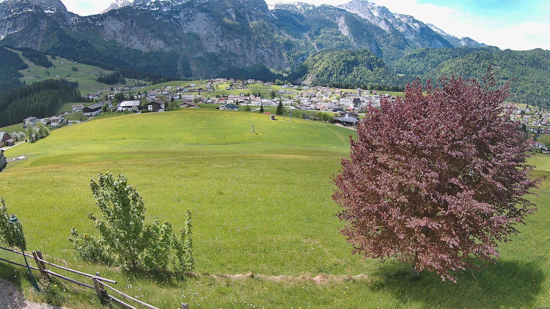 Archiv Foto Webcam Abtenau: Ausblick vom Gasthaus zur Sonnleitn