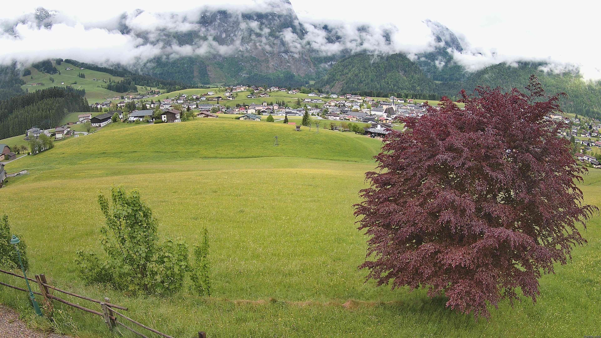Archiv Foto Webcam Abtenau: Ausblick vom Gasthaus zur Sonnleitn