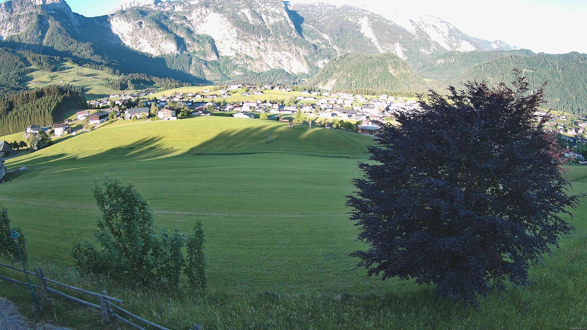 Archiv Foto Webcam Abtenau: Ausblick vom Gasthaus zur Sonnleitn