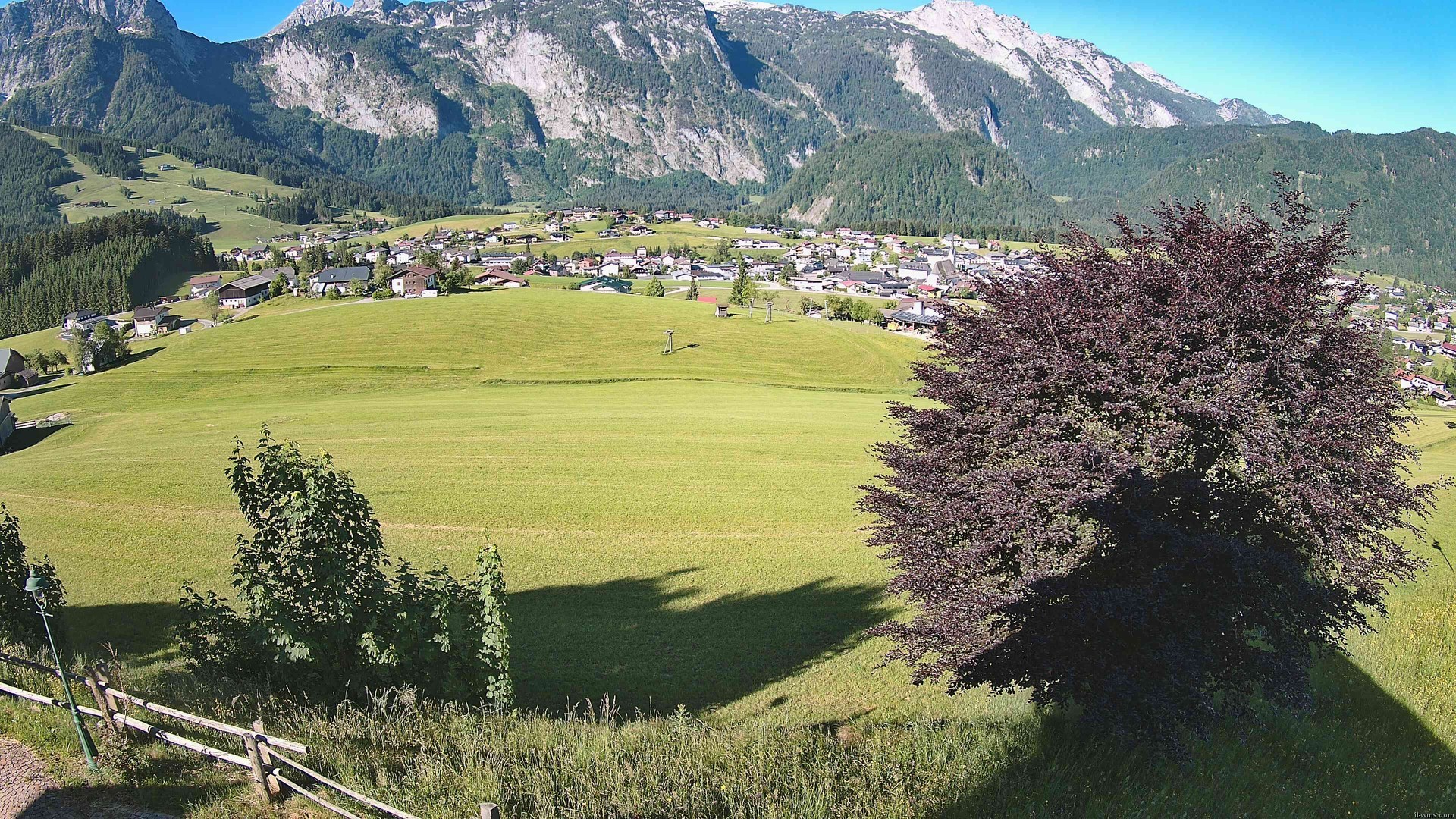 Archiv Foto Webcam Abtenau: Ausblick vom Gasthaus zur Sonnleitn
