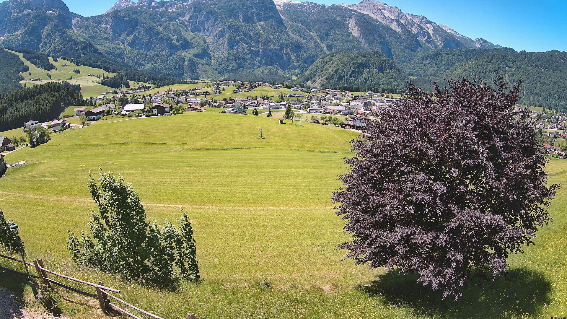 Archiv Foto Webcam Abtenau: Ausblick vom Gasthaus zur Sonnleitn