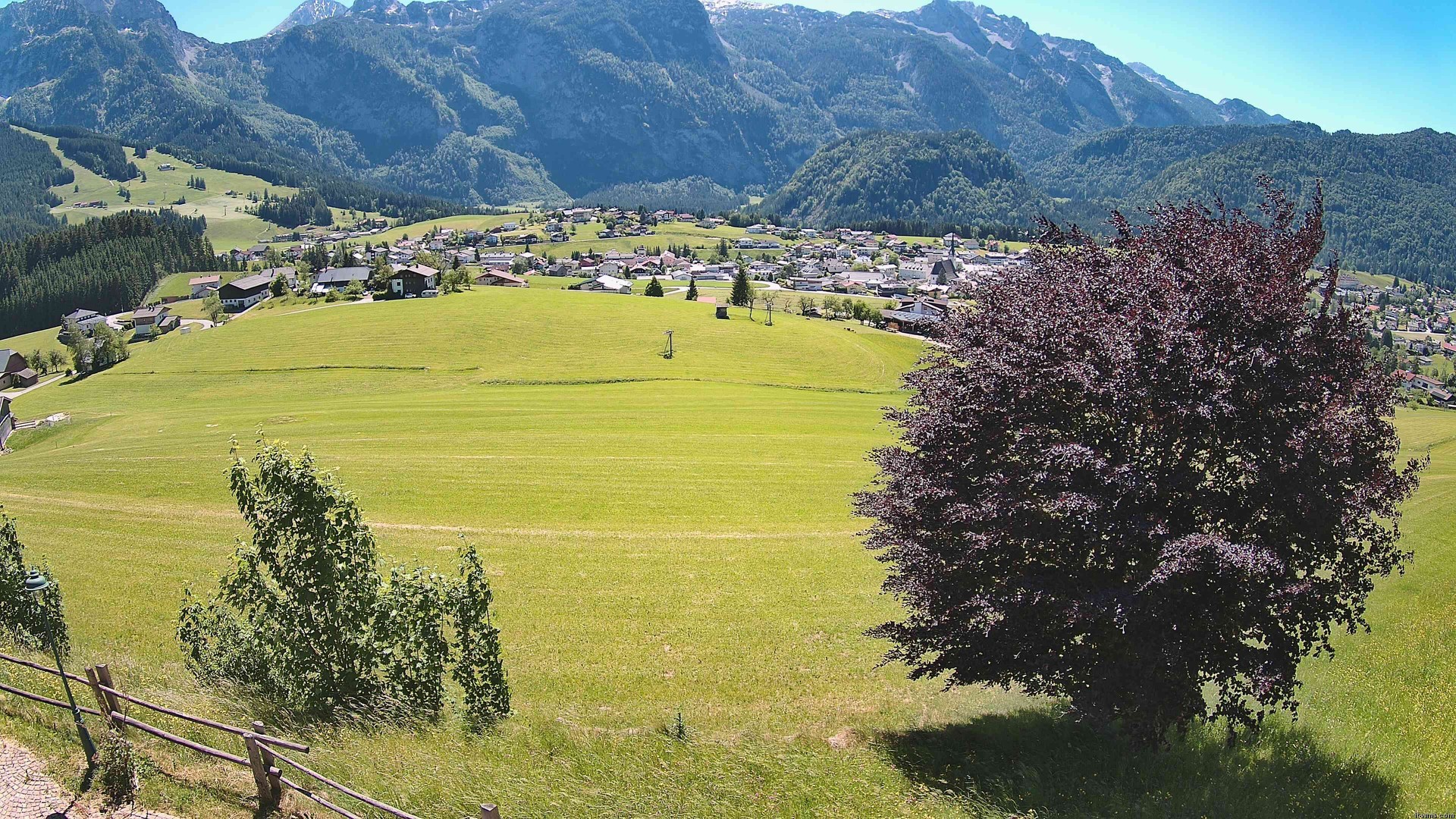 Archiv Foto Webcam Abtenau: Ausblick vom Gasthaus zur Sonnleitn