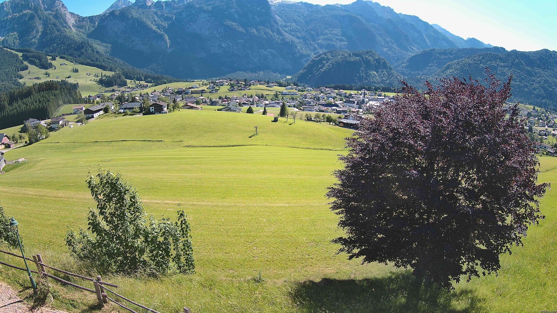 Archiv Foto Webcam Abtenau: Ausblick vom Gasthaus zur Sonnleitn