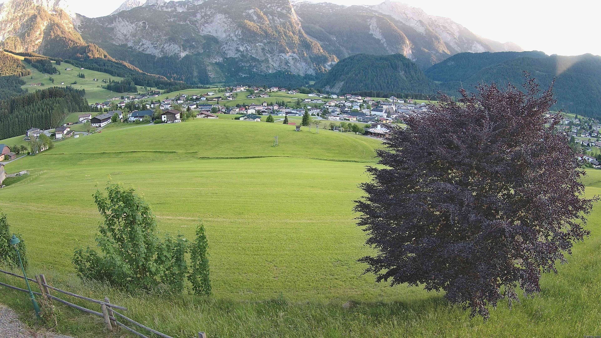 Archiv Foto Webcam Abtenau: Ausblick vom Gasthaus zur Sonnleitn