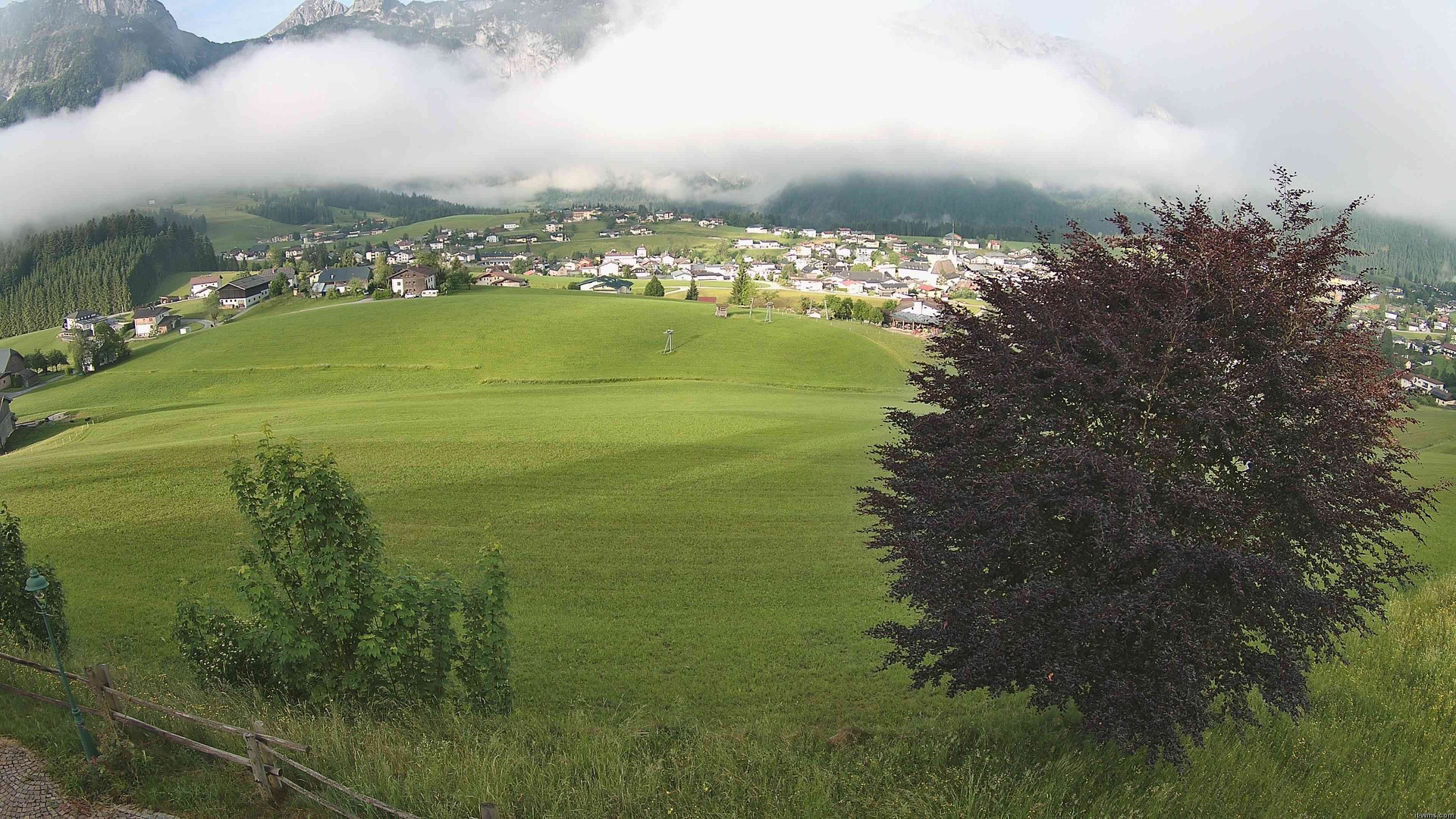 Archiv Foto Webcam Abtenau: Ausblick vom Gasthaus zur Sonnleitn