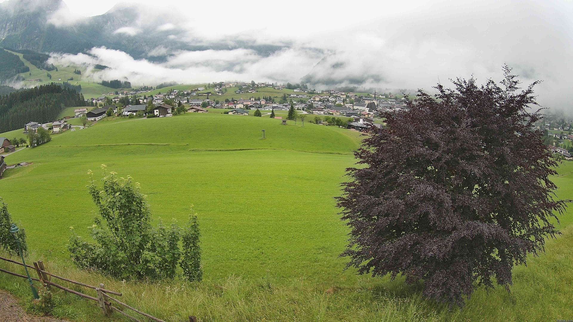 Archiv Foto Webcam Abtenau: Ausblick vom Gasthaus zur Sonnleitn